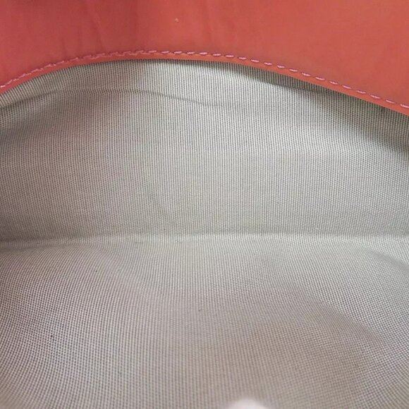 Authentic CHANEL Orange Patent Leather CC Long Wallet Zipper Coin - Picture 10 of 11